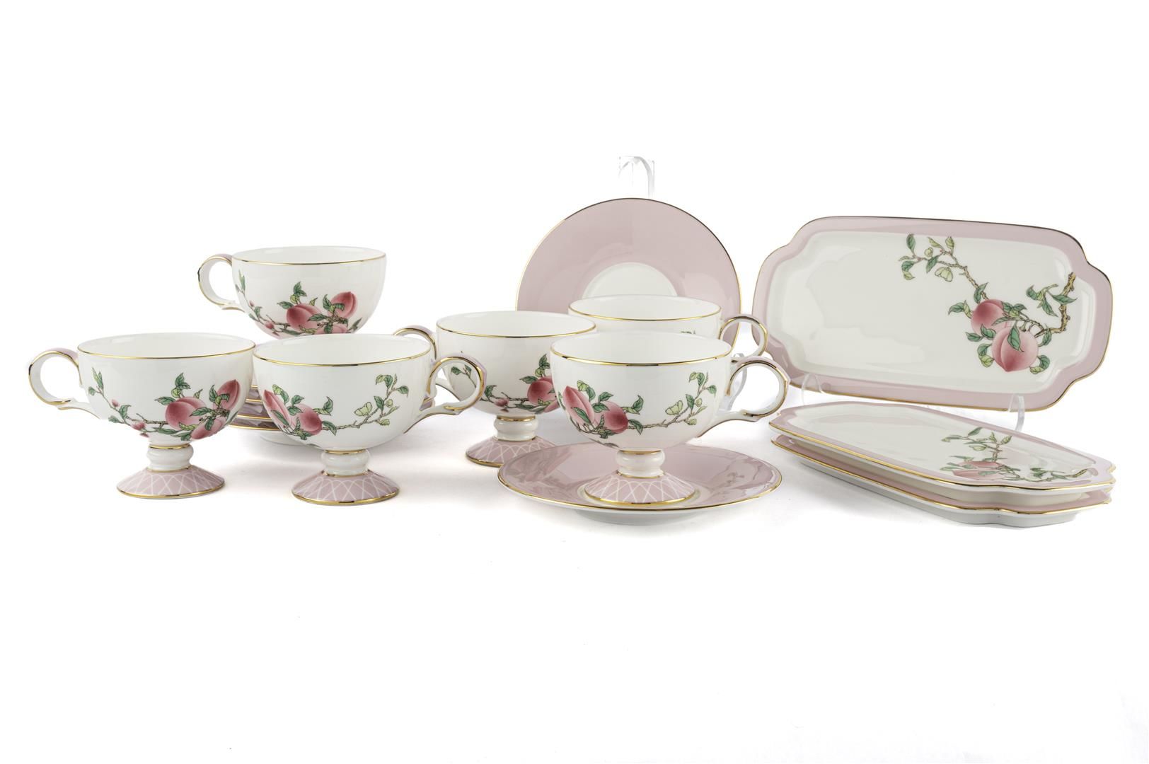 Peachy 15 Parça 6lı Kahve Fincanı Seti 90cc