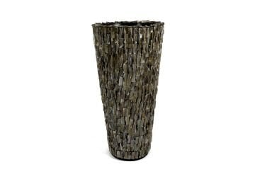 Sedef Taşlı Saksı 71x35cm