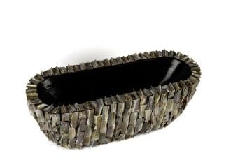 Sedef Taşlı Saksı 47x18x18cm