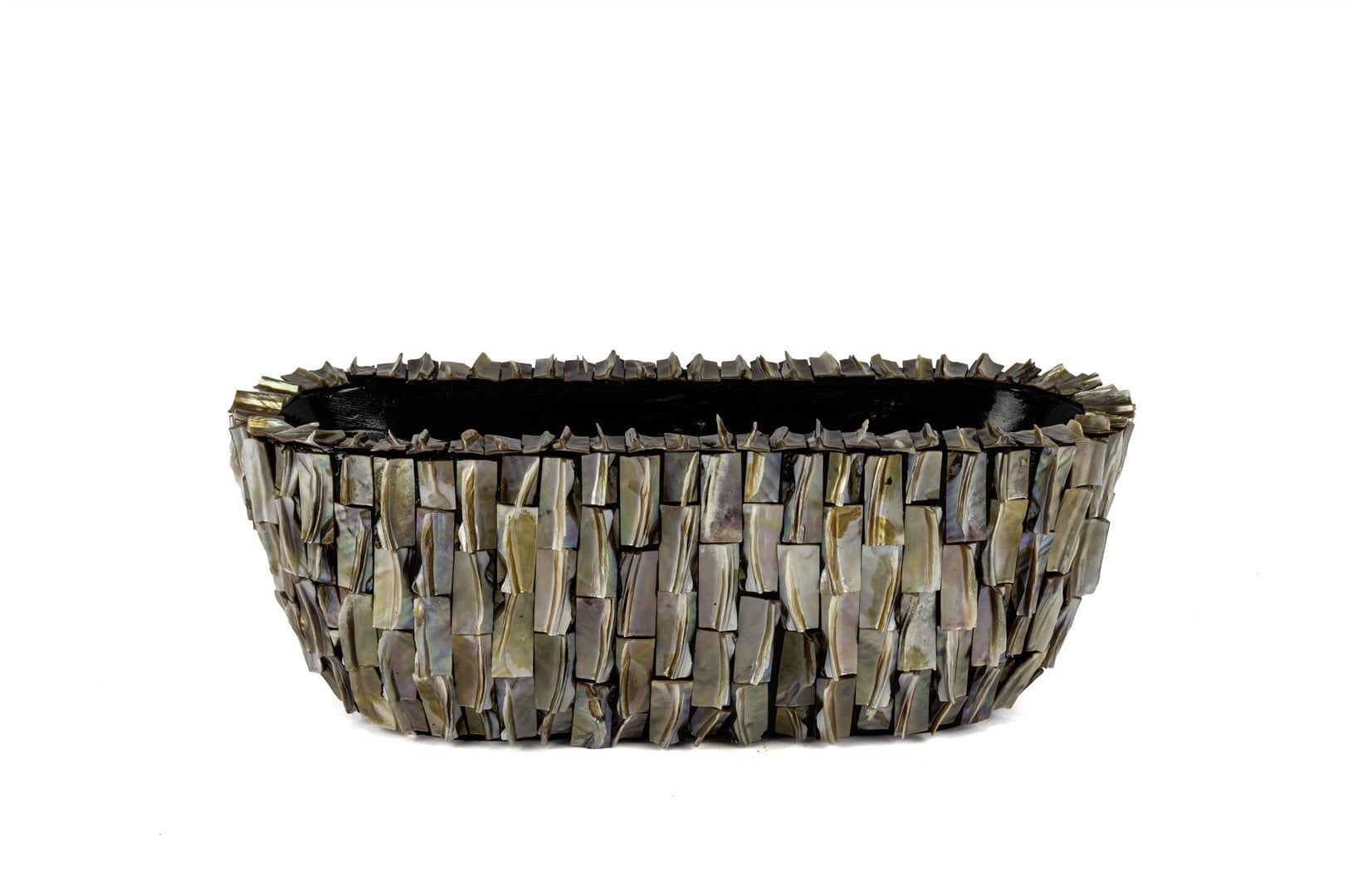 Sedef Taşlı Saksı 47x18x18cm