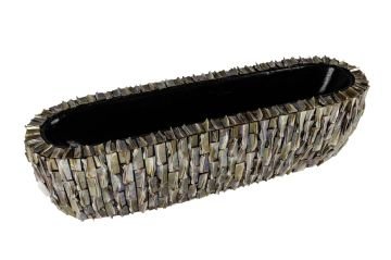 Sedef Taşlı Saksı 69x19x20cm