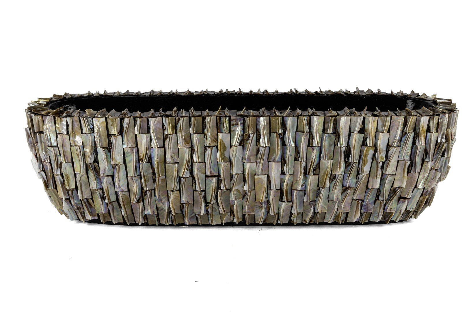 Sedef Taşlı Saksı 69x19x20cm