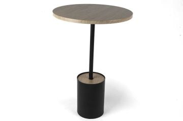 Siyah Ayaklı Krem Sehpa 40x60cm