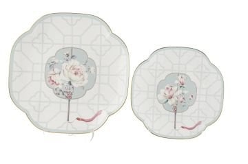 Rosita 4 Parça Set 2li Pasta Tabağı 19cm ve 2li Servis Tabağı 25cm