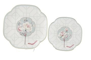 Rosita 4 Parça Set 2li Pasta Tabağı 19cm ve 2li Servis Tabağı 25cm