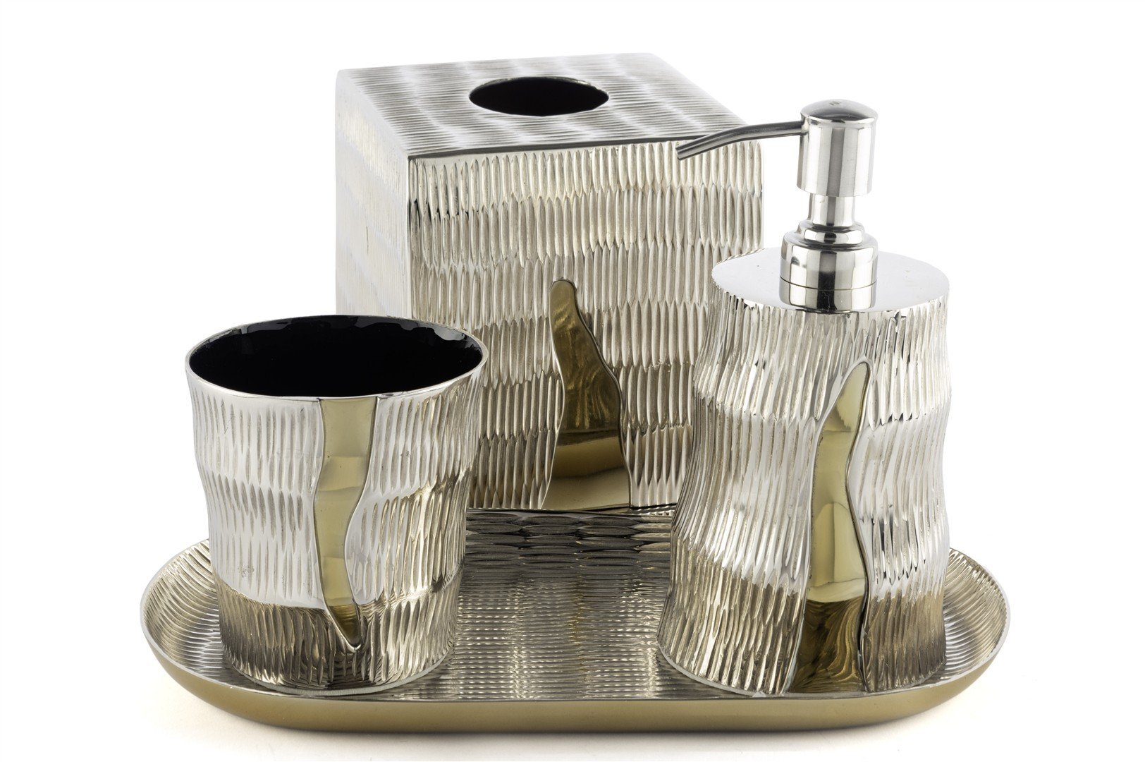 Sİlver BanyoSeti 30x15x20cm