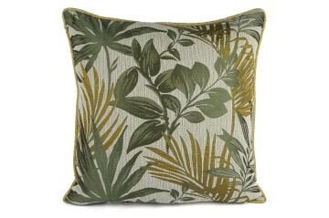 Olive Yeşil Yapraklı Yastık Kırlent 50cm