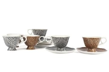 Croco 6lı Çay Fincan Seti 20cc