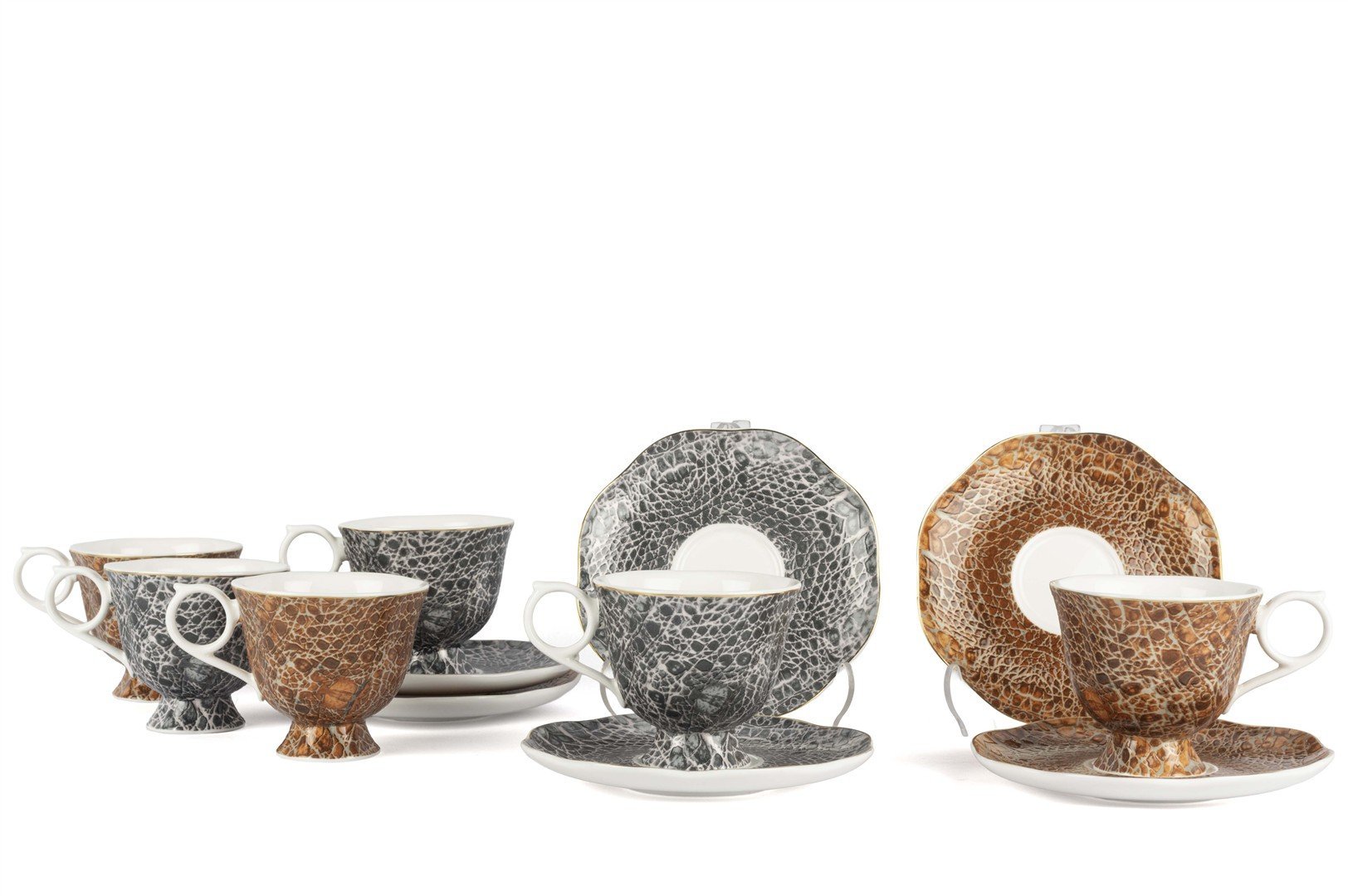 Croco 6lı Kahve Fincan Seti 90cc