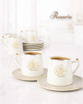 Rosaria 6lı Kahve Fincan Seti 100ml
