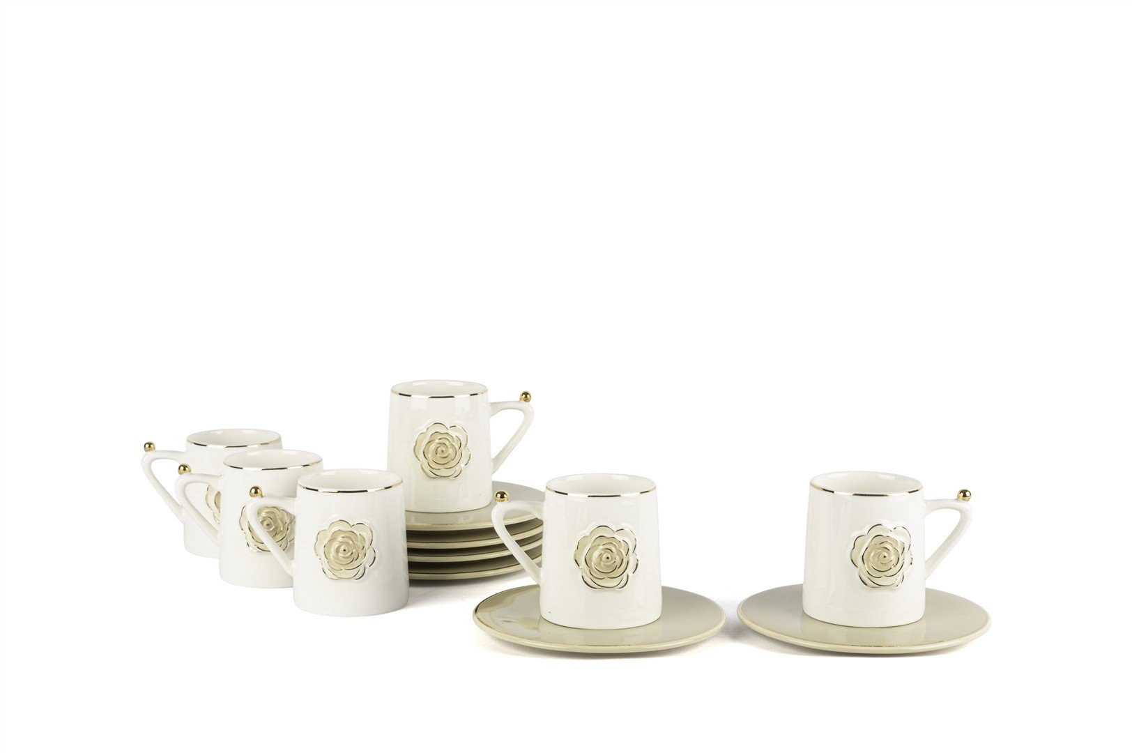 Rosaria 6lı Kahve Fincan Seti 100ml