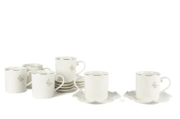 Papiliora 6lı Çay Fincan Seti 220ml