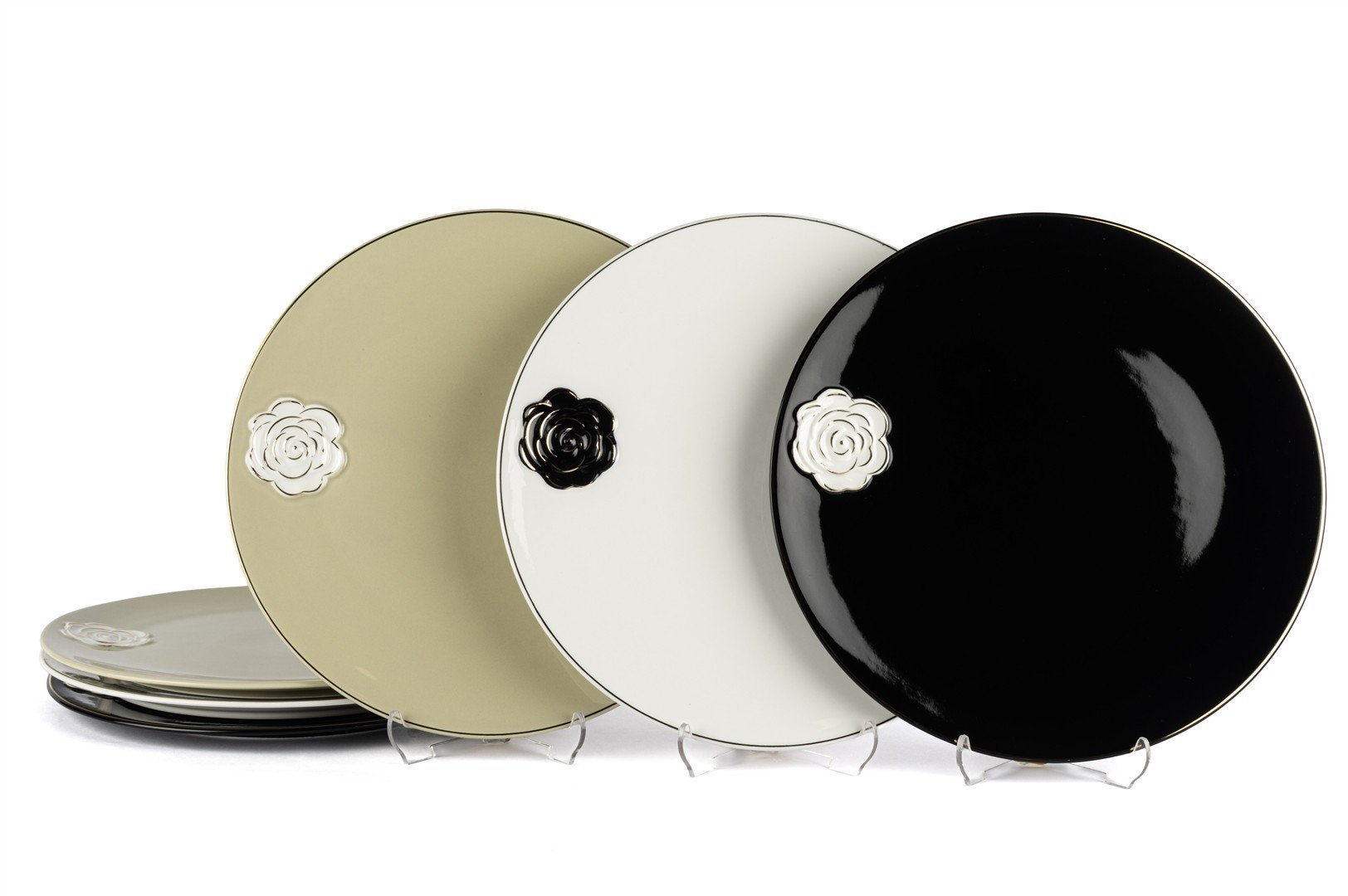 Rosaria 3 Asorti 6lı Servis Tabak 28cm