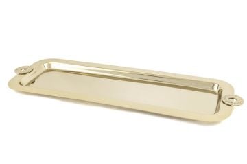 Apollyon Gold Metal Dik Kare Tepsi 60x21cm