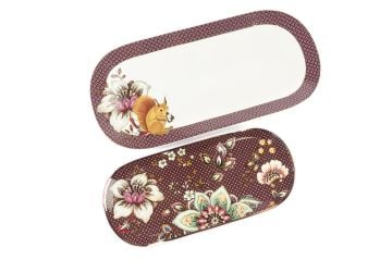 Magenta 2li Oval Servis Tabağı 20x43 16x34cm