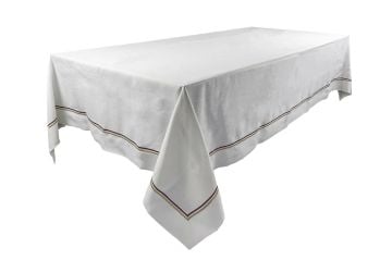 Celine Bordo Altın 180x280 Masa Örtüsü