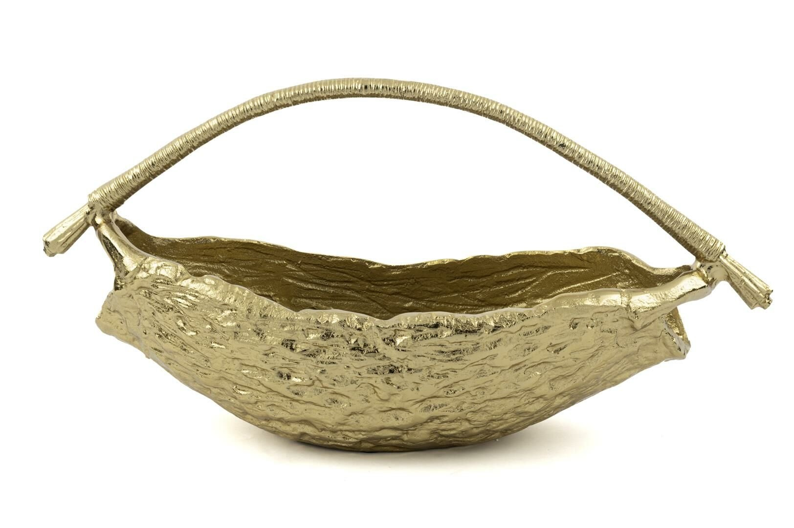 Gold Leaf Dekor Metal Kase 52x18x25cm