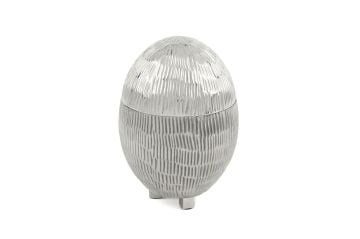 Saige Gümüş Yeşil Egg Kutu 12x18cm