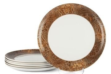 Croco 6lı Servis Tabağı 27cm