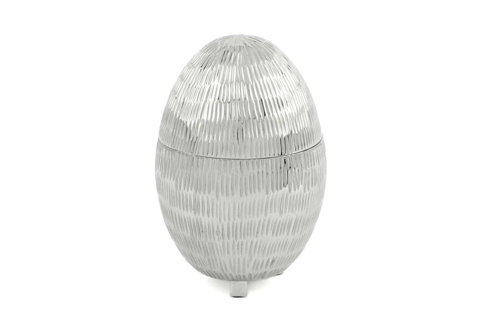 Saige Gümüş Yeşil Egg Kutu 13x20cm