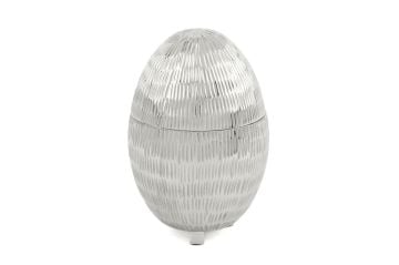 Saige Gümüş Yeşil Egg Kutu 13x20cm