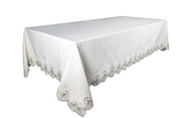 Ginko bej altın 180x280 masa örtüsü