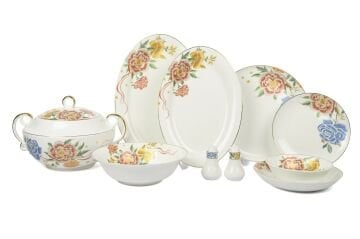 Golden Petal 56 Parça Yemek Takımı