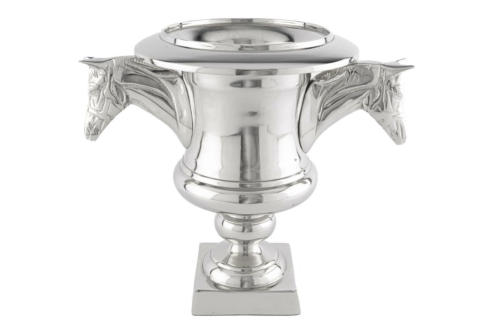 Gümüş Atlı Vazo 36x24x32cm