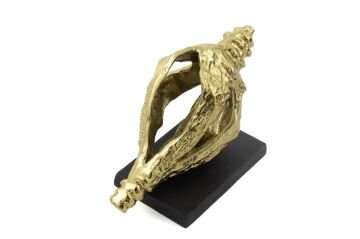 Cowry Gold Metal Dekor Obje 25x11x14cm