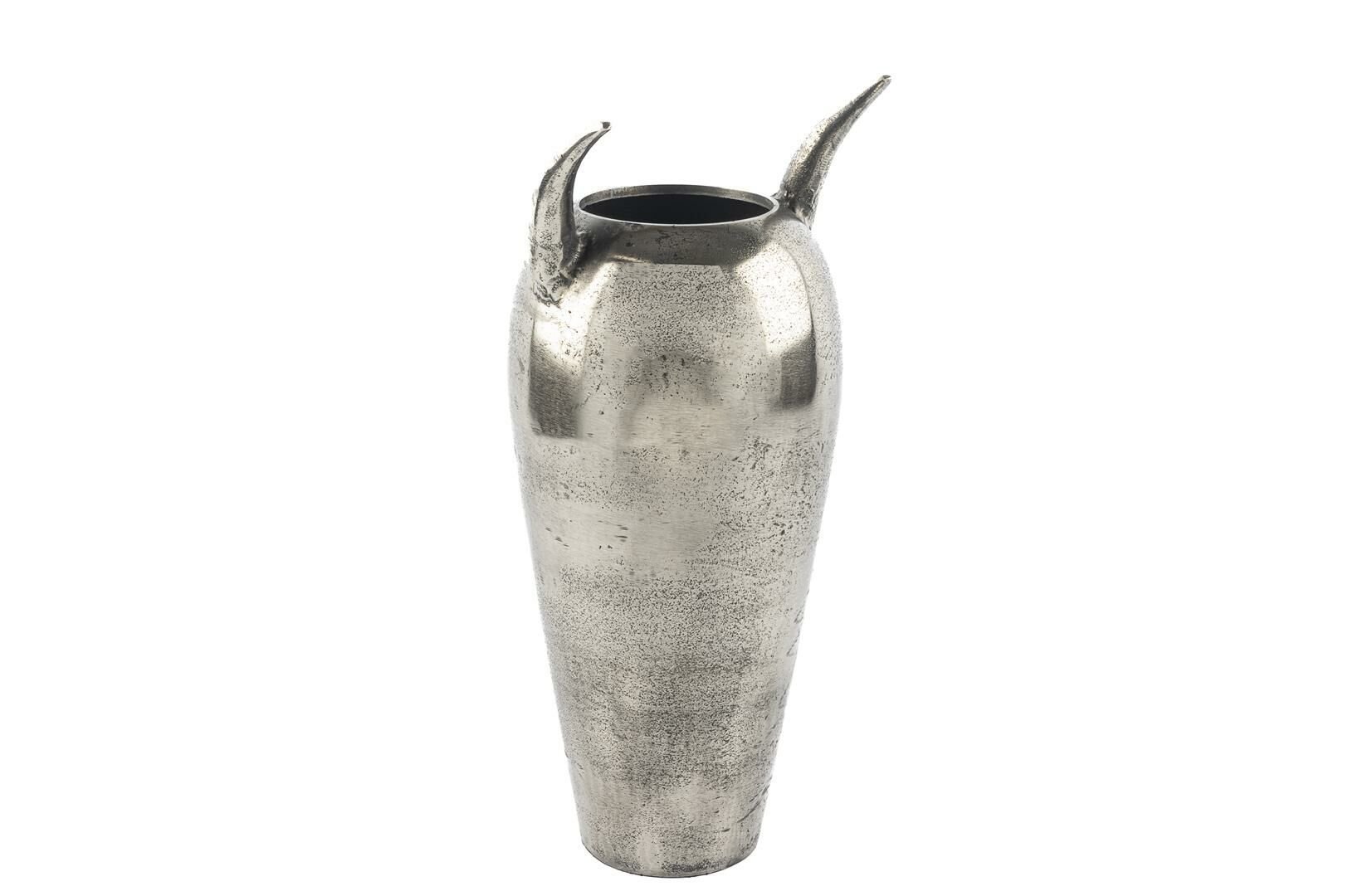 Antik Gümüş Vazo 18x43cm