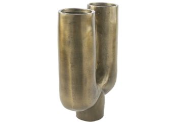 Antik Gold 2li Mumluk 27x11x35cm