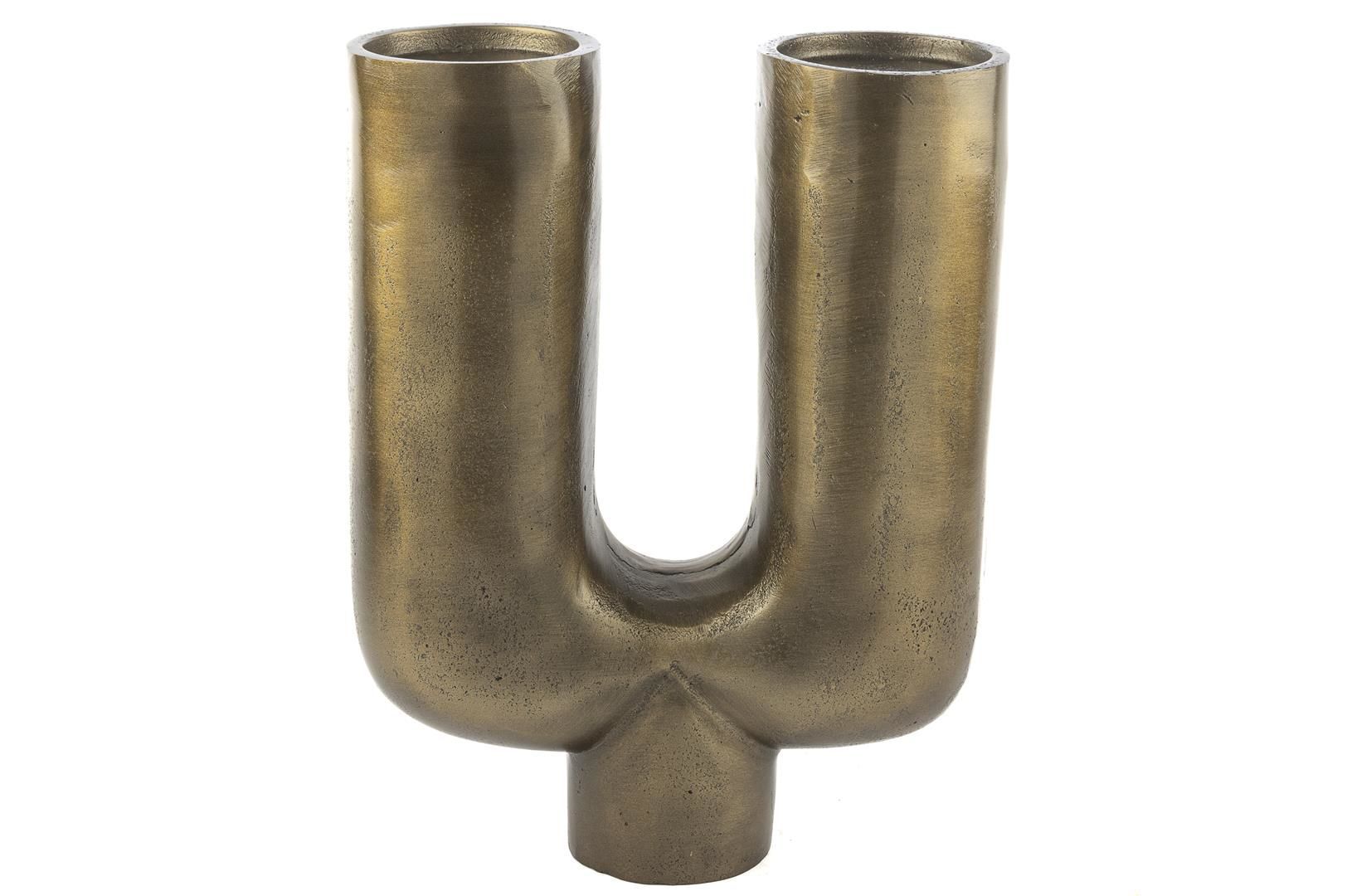 Antik Gold 2li Mumluk 27x11x35cm