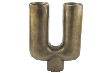 Antik Gold 2li Mumluk 27x11x35cm