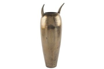 Antik Pirinç Vazo 19x54cm