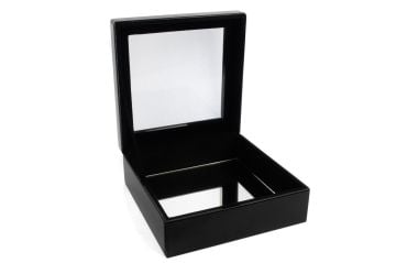 Siyah Cam Pencereli Kutu 26x26x10cm