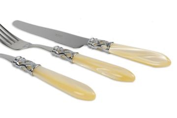 BUGATTİ Ivory Gümüş 75 Parça Çatal Kaşık Bıçak Seti