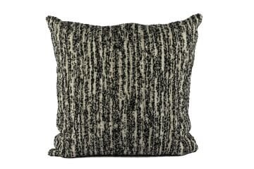 Rhea Siyah Krem Kontrastlı Yastık Kırlent 50x50