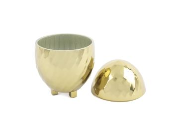 Zola Gold Yeşil Egg Kutu 12x18cm