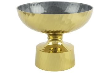 Zola Gold Yeşil Ayaklı Kase 30x24cm