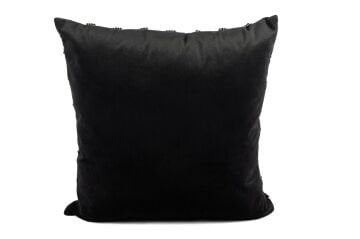 Gri Kadife İncili 50x50 Yastık Kırlent