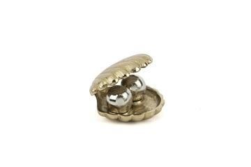 Antik Gold Silver Tuzluk 13x10cm