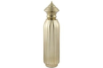 Ashey Gold Kapaklı Cam Küp 15x62cm