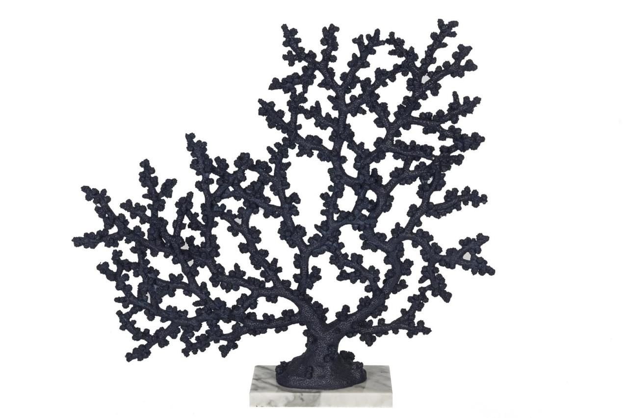 Mavi Mercan Resin Obje 48x16x44cm
