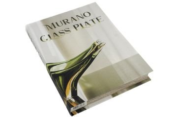 Murano Glass Plate Kitap Kutu 29x22x4cm