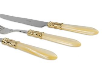 BUGATTİ Ivory Gold 75 Parça Çatal Kaşık Bıçak
