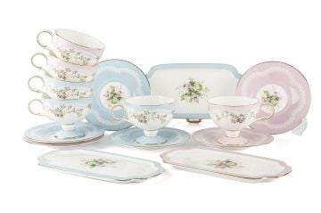 Rose Charm 15 Parça 6lı Kahve Fincanı Seti 90cc