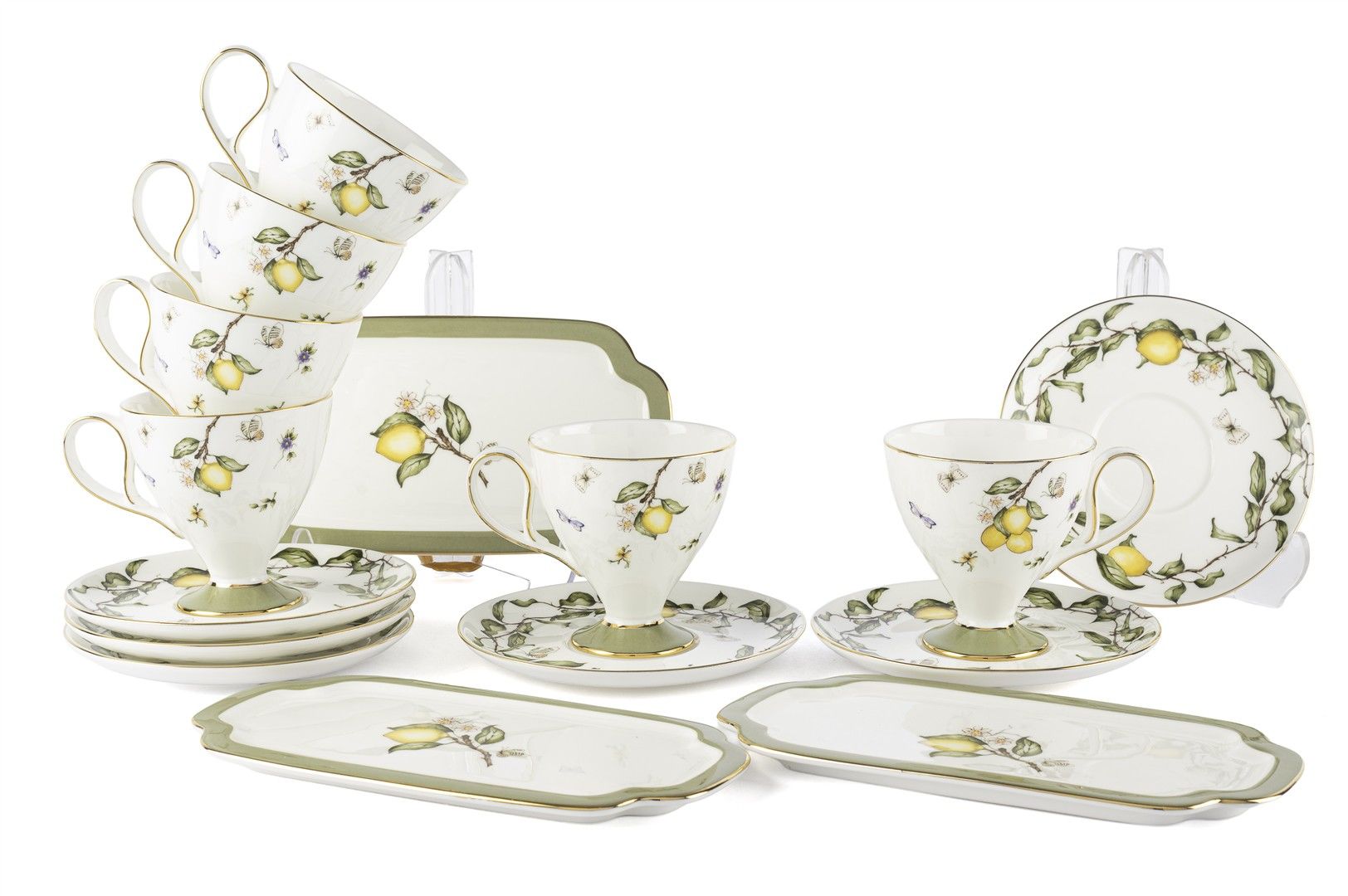 Sunleaf 15 Parça 6lı Kahve Fincanı Seti 90cc