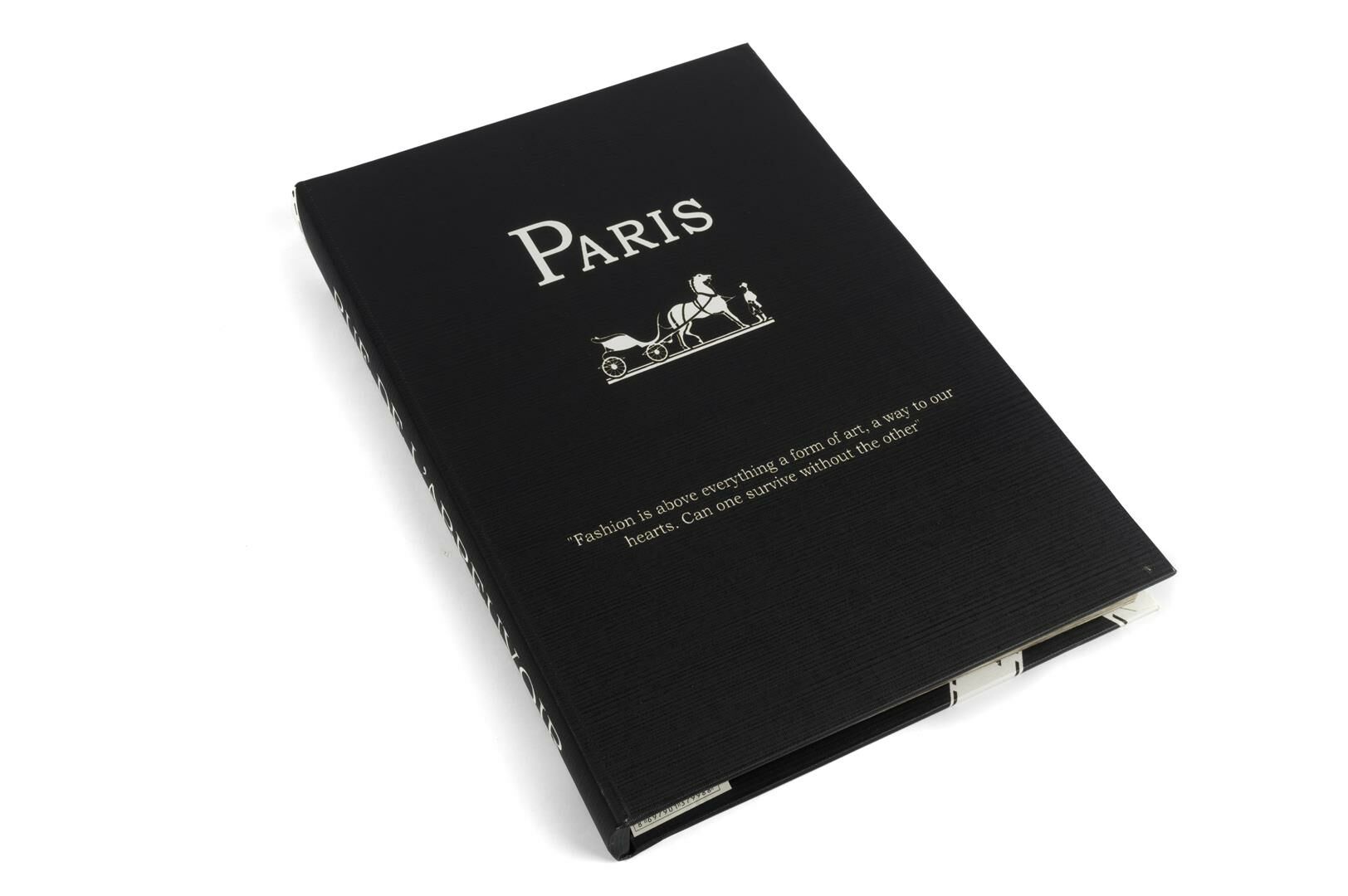Siyah Paris Kitap Kutu 35x24x3cm