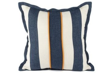Mavi Beyaz Çizgili 55x55 Yastık Kırlent