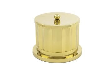 Riana Gold Bordo Kavanoz 16x13cm